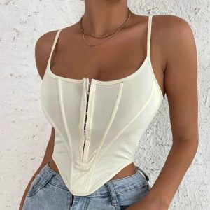 Weißes Bustier Top - My Store